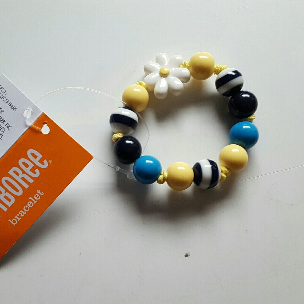 Gymboree flower yellow bracelet